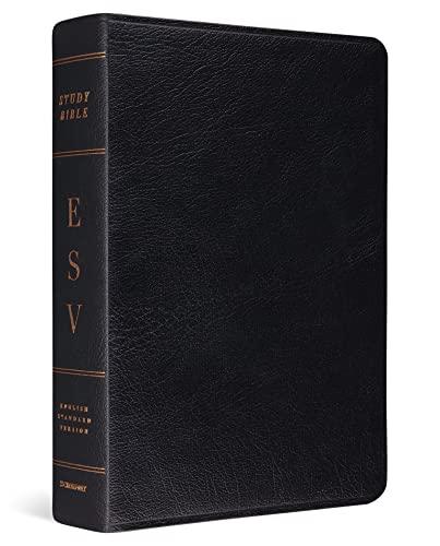 ESV, Study Bible (Thumb-Indexed, Black, Genuine Leather)