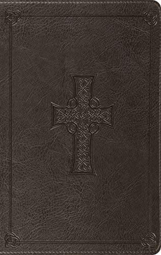 ESV Value Thinline Bible (TruTone, Charcoal, Celtic Cross Design)