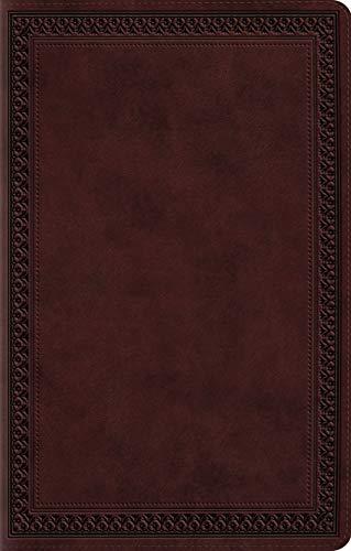 ESV, Premium Gift Bible (TruTone Mahogany, Border Design)