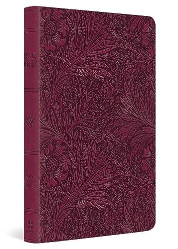 ESV, Value Thinline Bible (TruTone, Raspberry, Floral Design)