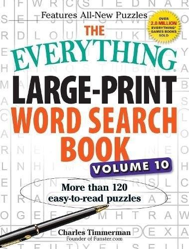 Large-Print Word Search Book, Volume 10 (The Everything)