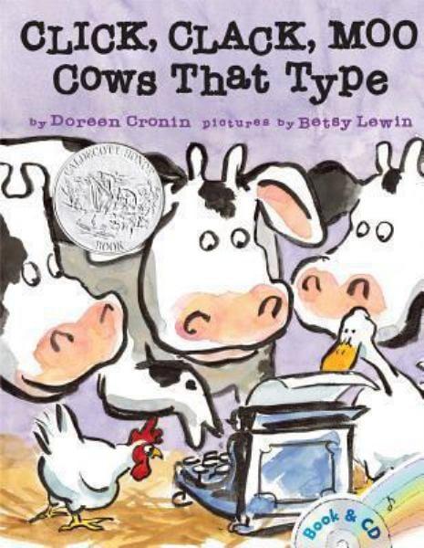 Click, Clack, Moo Cows That Type (Book & CD)