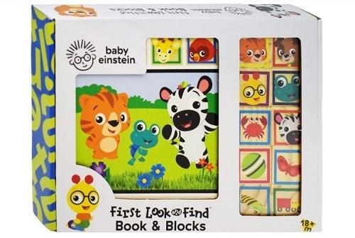 First Look and Find: Book and Blocks (Baby Einstein)