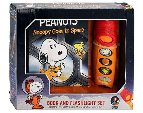 Snoopy Goes to Space Book and Flashlight Set (Peanuts)