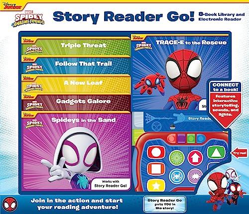 Spidey and His Amazing Friends Story Reader Go! 8-Book Library and Electronic Reader (Disney Junior)