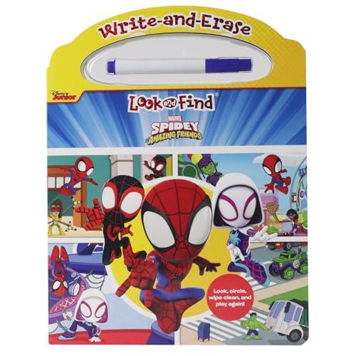Marvel Spidey and His Amazing Friends Write-And-Erase Look and Find (Disney Junior)