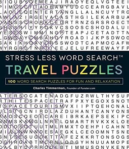 Stress Less Word Search: Travel Puzzle