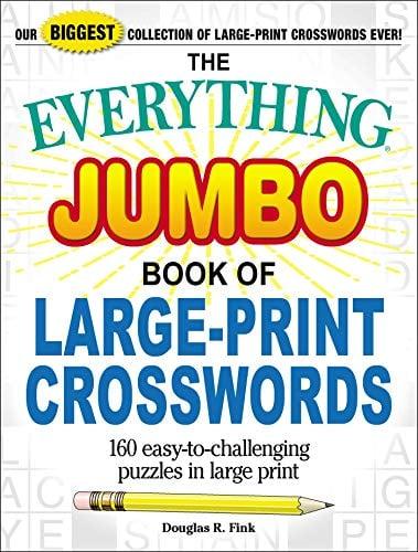 Jumbo Book of Large-Print Crosswords (The Everything)