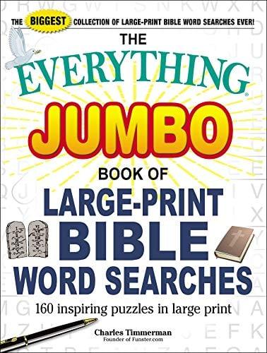 Jumbo Book of Large-Print Bible Word Searches (The Everything)