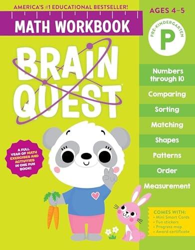 Brain Quest Math Workbook (Pre-Kindergarten)