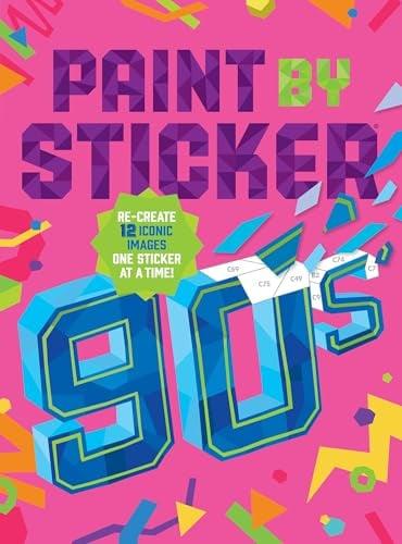 90s: Re-Create 12 Iconic Images One Sticker at a Time! (Paint by Sticker)