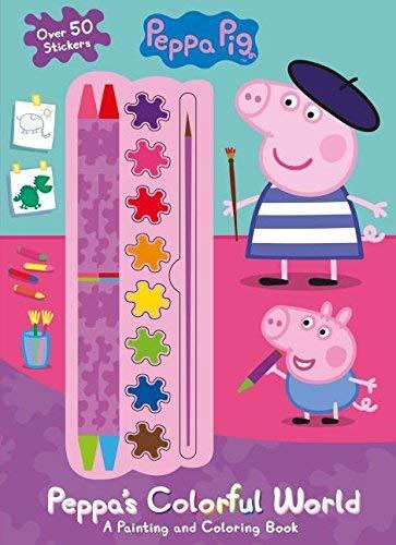 Peppa's Colorful World Painting and Coloring Book (Peppa Pig)