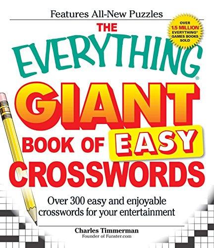 Giant Book Of Easy Crosswords (The Everything)