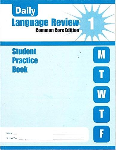 Daily Language Review, Grade 1 Individual Student Practice Book