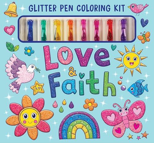Love & Faith Glitter Pen Coloring Kit