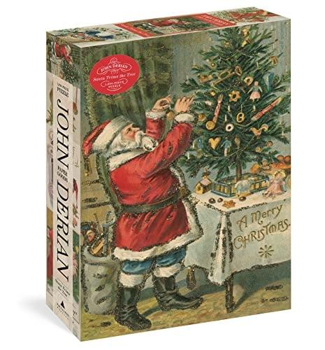 Santa Trims the Tree: 1,000-Piece Puzzle