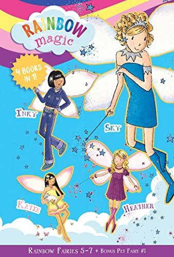 Rainbow Magic: Rainbow Fairies 4 Books in 1 (Bks. 5-7, Bonus Pet Fairy, Bk. 1)