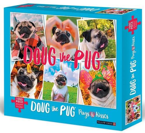 Doug The Pug: Pugs & Kisses 1000-Piece Jigsaw Puzzle