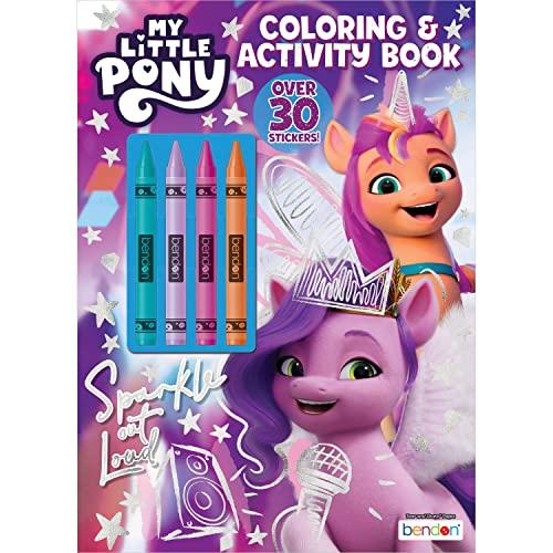 My Little Pony Coloring & Activity Book With 4 Crayons
