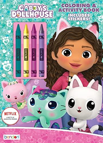 Gabby's Dollhouse Coloring & Activity Book With Crayons (DreamWorks) by ...