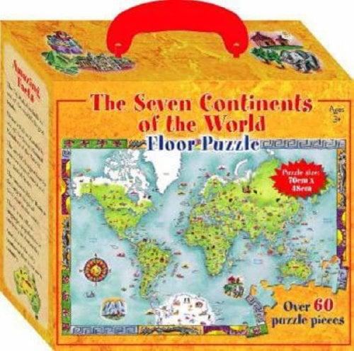 The Seven Continents of the World 60 Piece Floor Puzzle