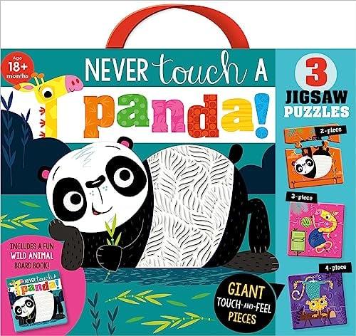 Never Touch a Panda! Giant Touch-and-Feel Jigsaw Puzzles