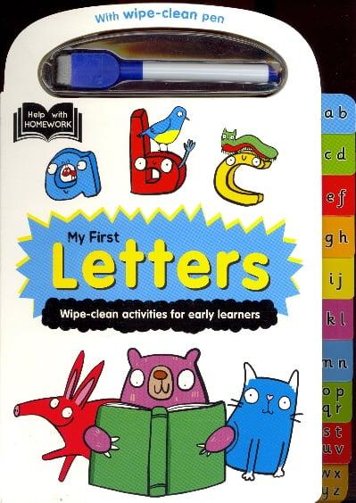 My First Letters Wipe-Clean Activities for Early Learners