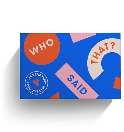 Who Said That? A Game of Quotes
