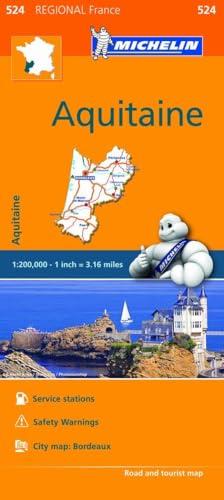 Aquitaine Road and Tourist Map (524 Regional France)