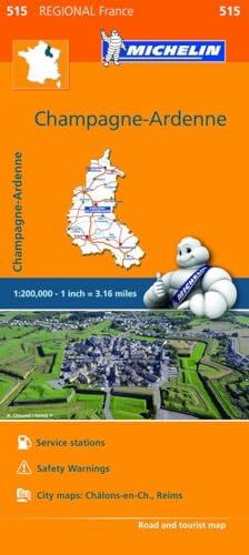 Champagne-Ardenne Road and Tourist Map (515 Regional France)