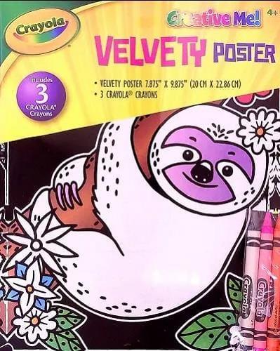 2 Sloth/2 Pirate Ship Creative Me! Velvety Posters (Crayola)