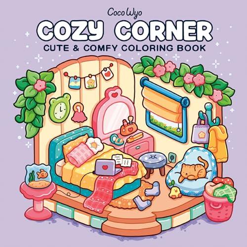 Cozy Corner: Cute and Comfy Coloring Book (Cozy Spaces Coloring)