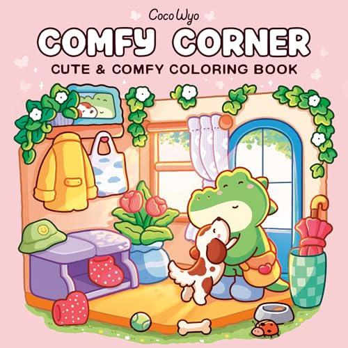 Comfy Corner: Cute & Comfy Coloring Book (Cozy Spaces Coloring)