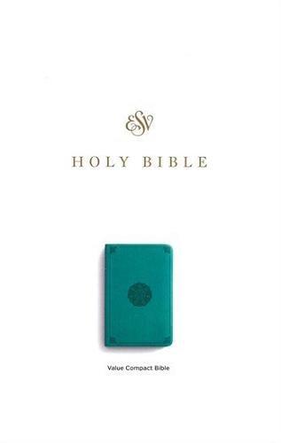 ESV, Value Compact Holy Bible (TruTone, Turquoise, Emblem)