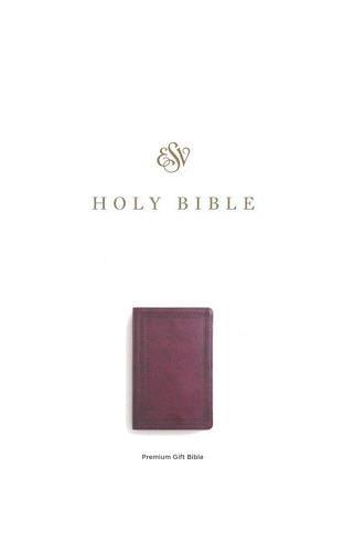 ESV, Premium Gift Bible (TruTone, Mahogany, Border Design)