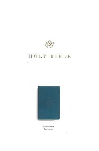 ESV, Thinline Bible (TruTone, Deep Teal, Rotunda Design)