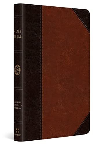 ESV, Red Letter, Thinline Holy Bible (TruTone, Brown/Cordovan, Portfolio Design)