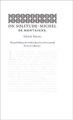 On Solitude (Penguin Great Ideas)