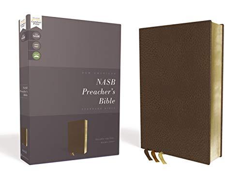 NASB Preacher's Bible (Large Comfort Print, Brown Leathersoft)