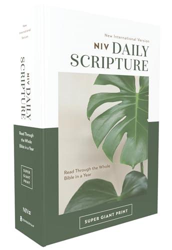 NIV, Super Giant Print Daily Scripture