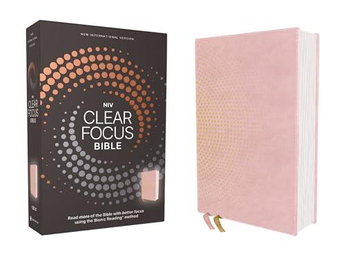 NIV, Clear Focus Bible (Pink Leathersoft)