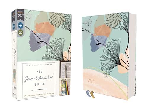 NIV, Journal the Word Bible (Teal, Floral, Leathersoft)