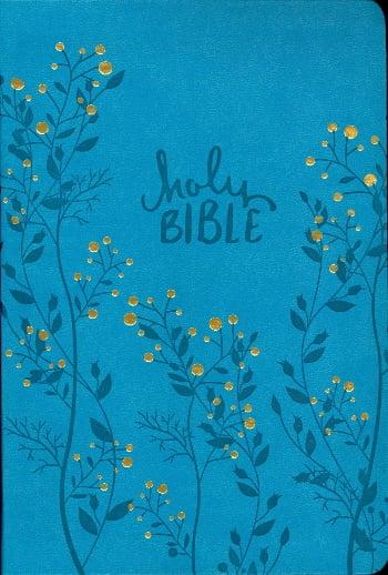 NKJV Giant Print Holy Bible (1683AQSAM, Aqua Leathersoft)