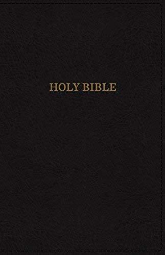 KJV, Giant Print Deluxe Reference Bible (Thumb Index, Black Leathersoft)