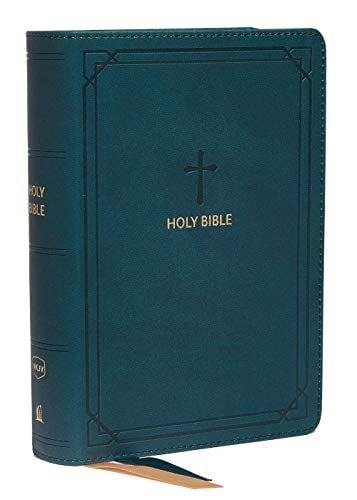 NKJV, Compact Reference Bible (3653TL - Teal Leathersoft)