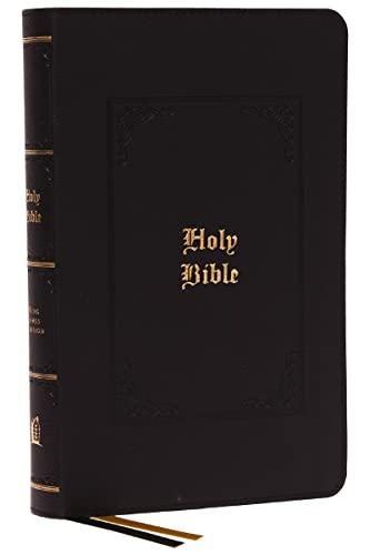 KJV, Personal Size Large Print Reference Bible (#4843BK - Black Leathersoft)