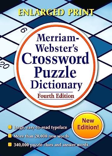 Merriam-Webster's Crossword Puzzle Dictionary (4th Edition - Enlarged Print)