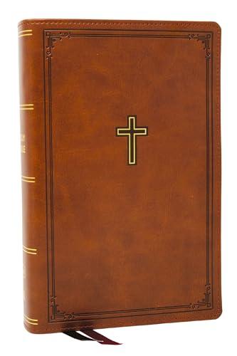 KJV, Personal Size, Large Print End-of-Verse Reference Bible (#9653BRN - Brown Leathersoft)