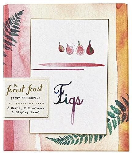The Forest Feast Print Collection (8 Cards, 8 Envelopes, and a Display Easel)