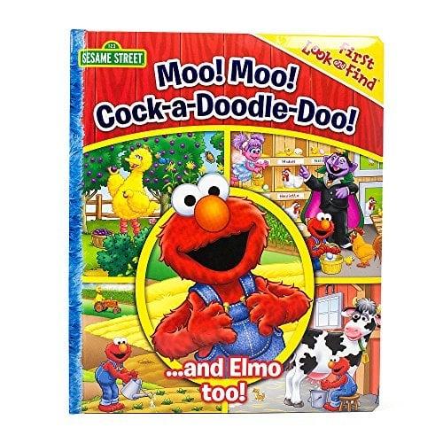 Moo! Moo! Cock-a-Doodle-Doo! First Look and Find (Sesame Street)